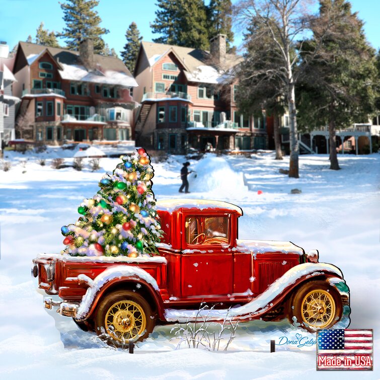 An Old-Fashioned Christmas Home and Outdoor Decor Lawn Art/Figurine