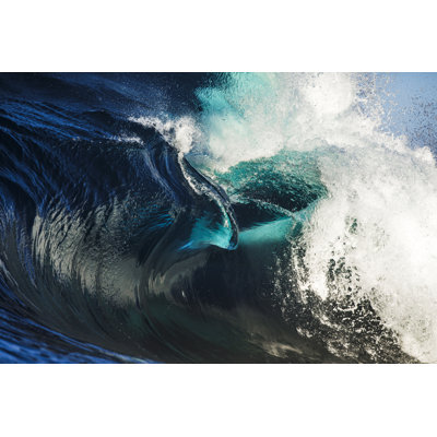 Deep Blue Ocean Wave by Philip Thurston - No Frame Art Prints on Canvas