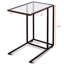 Glass Top C Table Side Table Set