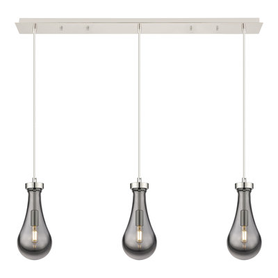 Luminaire suspendu en grappe à 3 lumières Scholten