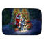 Tapis de vaisselle Alaskan Malamute and Santa Claus