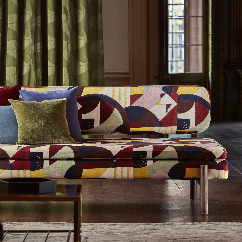 Abstract 1928 Fabric, Serpentine