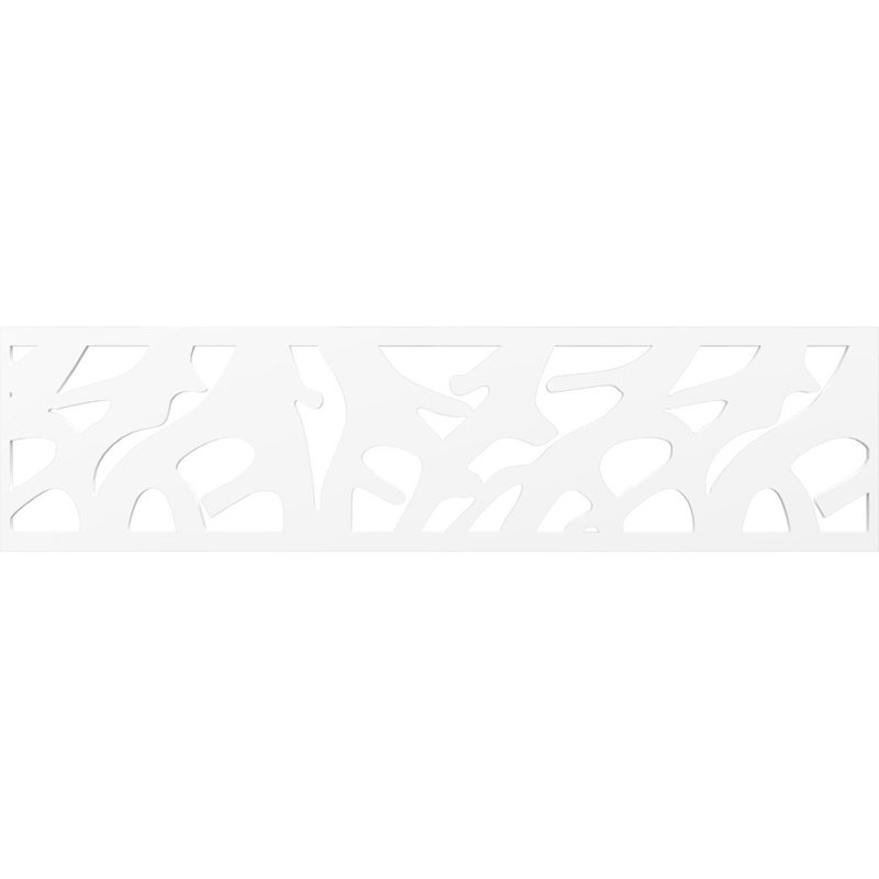 Moulure Manton, PVC de qualité architecturale, H 12 po x l 47 po x P 0,38 po