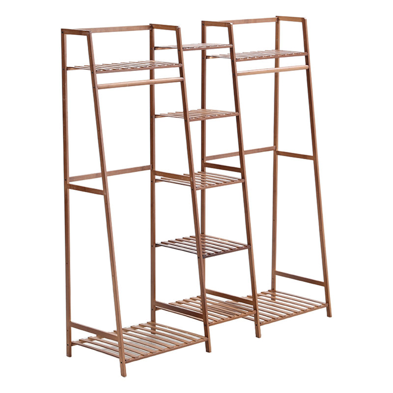 130cm Clothing Rack, Brown