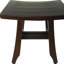 Banc de douche ou banc d'extérieur en teck curviligne Ripley-2088930198-2088721574