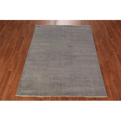 Modern Handmade Gabbeh Oriental Rug 5x6