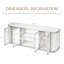 Armoire de rangement ondulée, armoire en verre trempé à cadre en aluminium pour salon / chambre à coucher / vestibule.