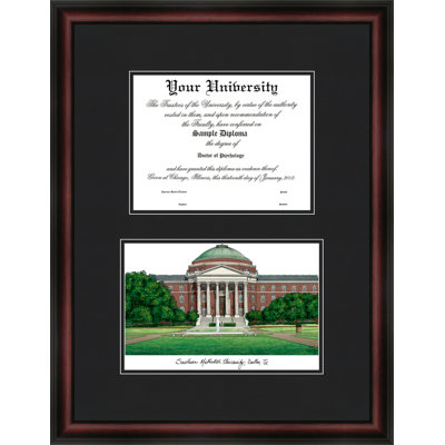 NCAA SMU Mustangs Diplomate Diploma Frame