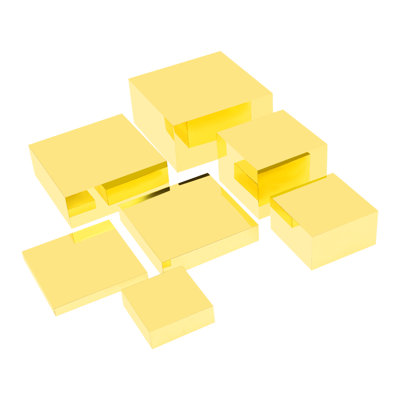7PCS Cupcake Acrylic Stands Buffet Risers Set