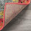Tapis bleu / rouge / jaune à motif géométrique Horace-19347087