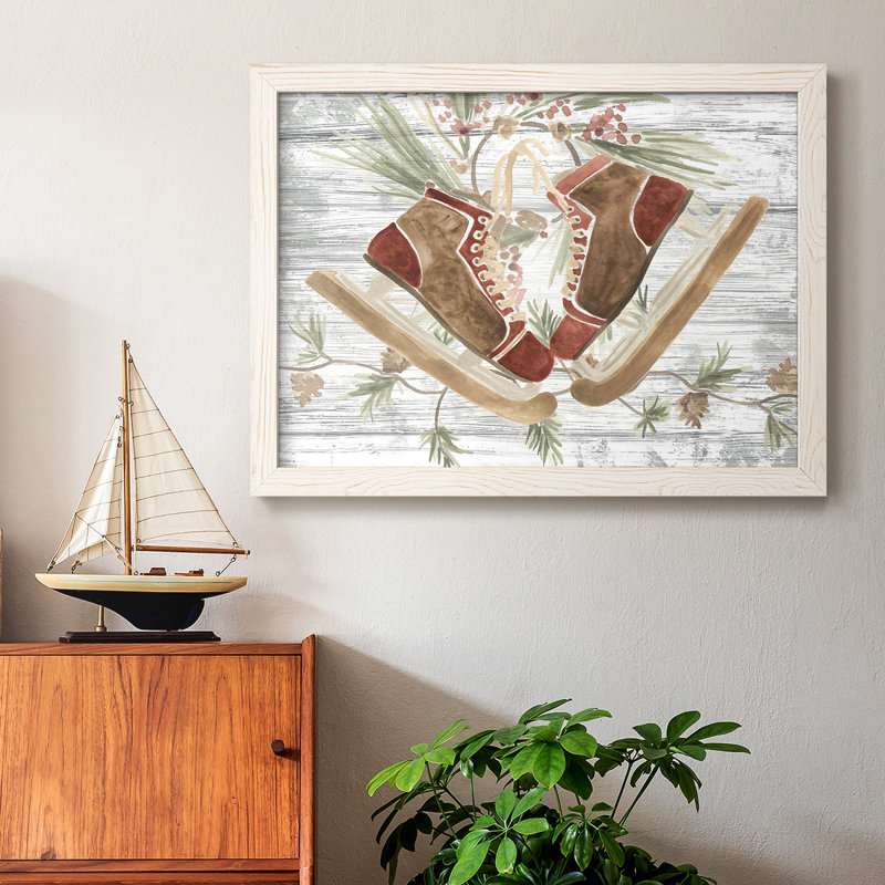 Pinecone Lodge Collection A, reproduction d'art sur toile, Blanc, H 14 po x l 20 po x P 1,5 po