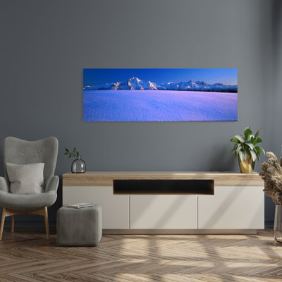 Pioneer Pk Chugach Mts Ak Usa Serene Abstract Contemporary Landscape Mountain Wall Art