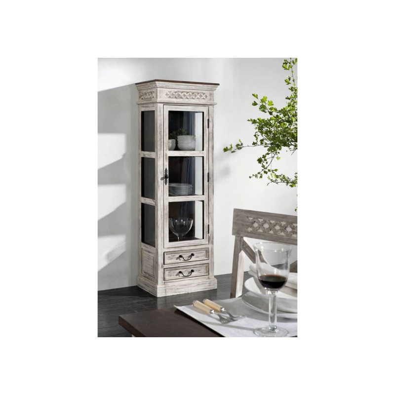 Castle Solid Wood 55 cm W Display Cabinet