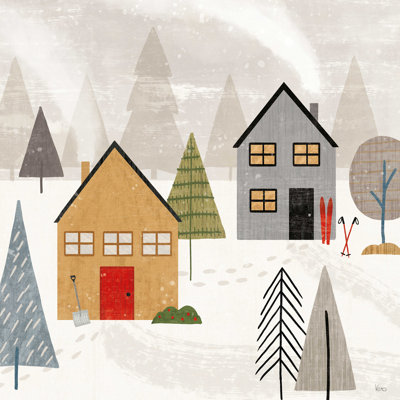 «Winter Splendor III» par Véronique Charron, reproduction sur toile tendue