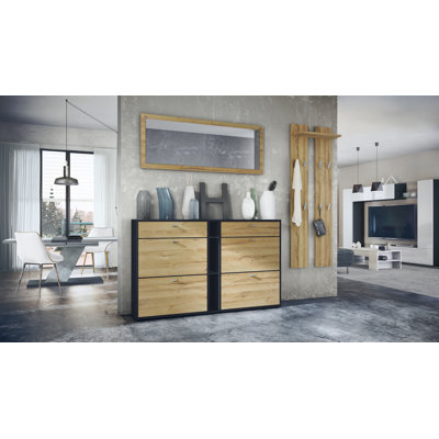 Orlando 215 cm W Hallway Set with Shoe Storage