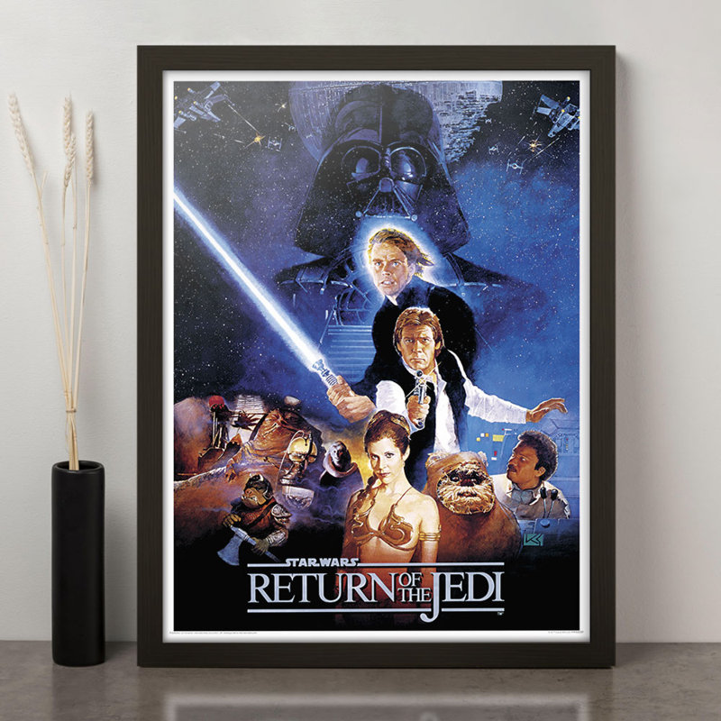 Star Wars Return of the Jedi One Sheet - Picture Frame Memorabilia