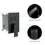 Système mural noir mat de 12 po à douchette double 12 po - Scald balancé, Douche de pluie réglable 360 °, à main pour une utilisation flexible avec valve équilibrée, rotatif, facile à nettoyer et-121029696