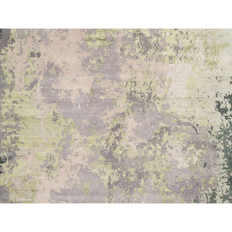 Area Rug in Gray, Rectangle 8' x 10'