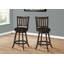 Tabouret de bar Marquis, pivotant, hauteur de bar, bois, similicuir, transitionnel-3682118-3682116-3682117