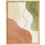 Reproduction d'art encadrée abstraite pour décoration intérieure moderne - 11 po x 14 po-116561597-116561596