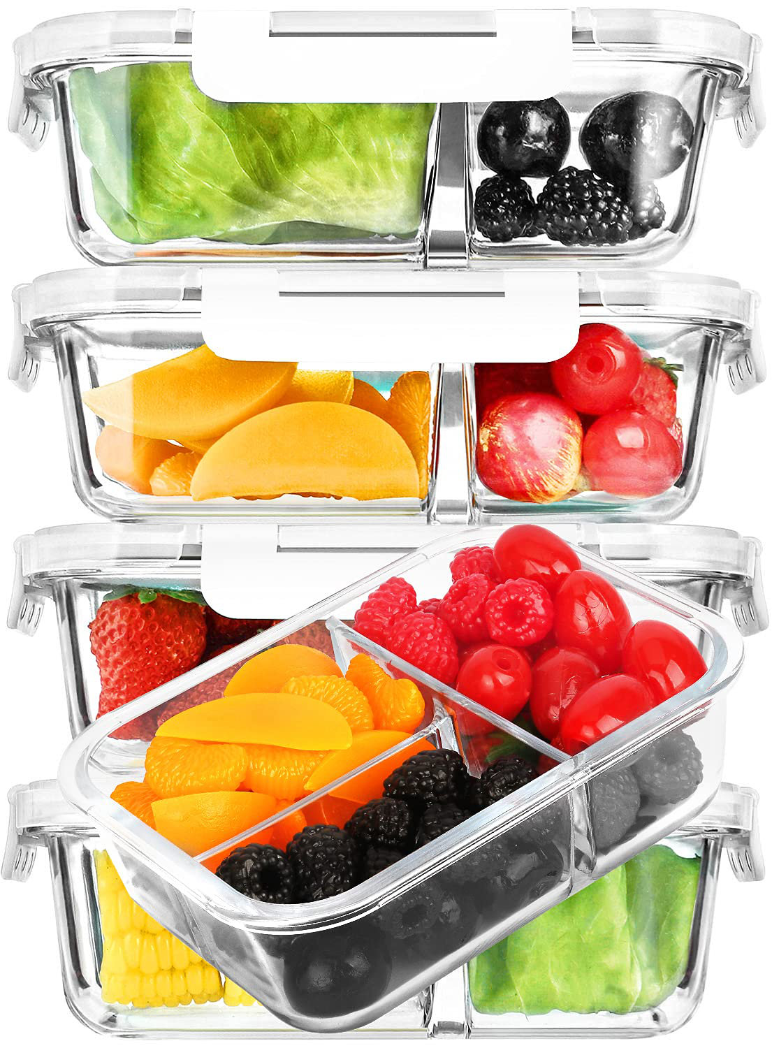 Prep & Savour Duwana Glass Food Storage Container | Wayfair