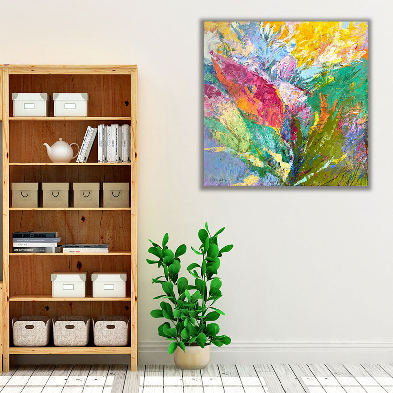 «Bird in the Hand II», reproduction d'art sur toile, H 12 po x l 12 po
