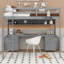 Lit mezzanine double avec tiroirs Jaquela Kids-943325440