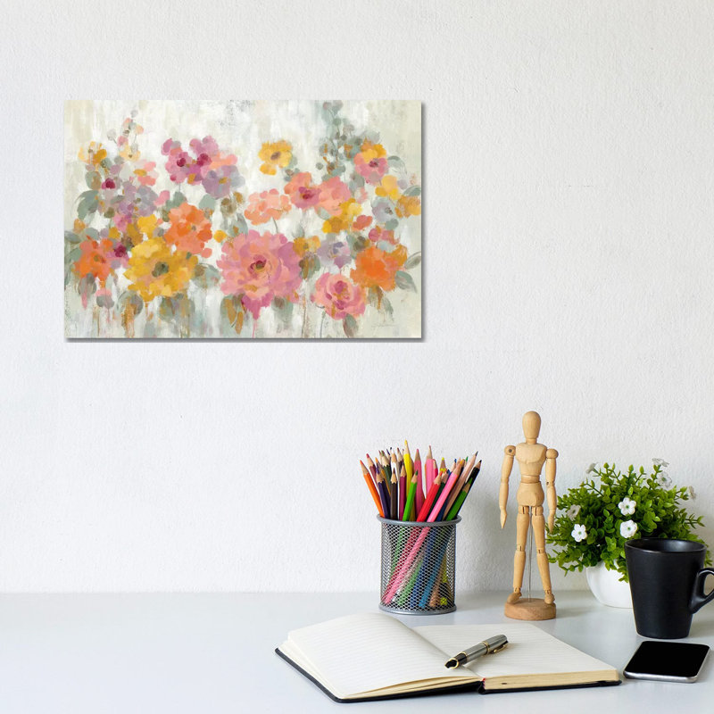 Garden Fun by Silvia Vassileva - Gallery-Wrapped Canvas Giclée on Canvas, 20.32 cm H x 30.48 cm W, Canvas