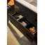 Meuble-lavabo Craft Series, H 32,88 po x l 23 po x P 22,5 po, chêne noir mat, sans comptoir de meuble-lavabo