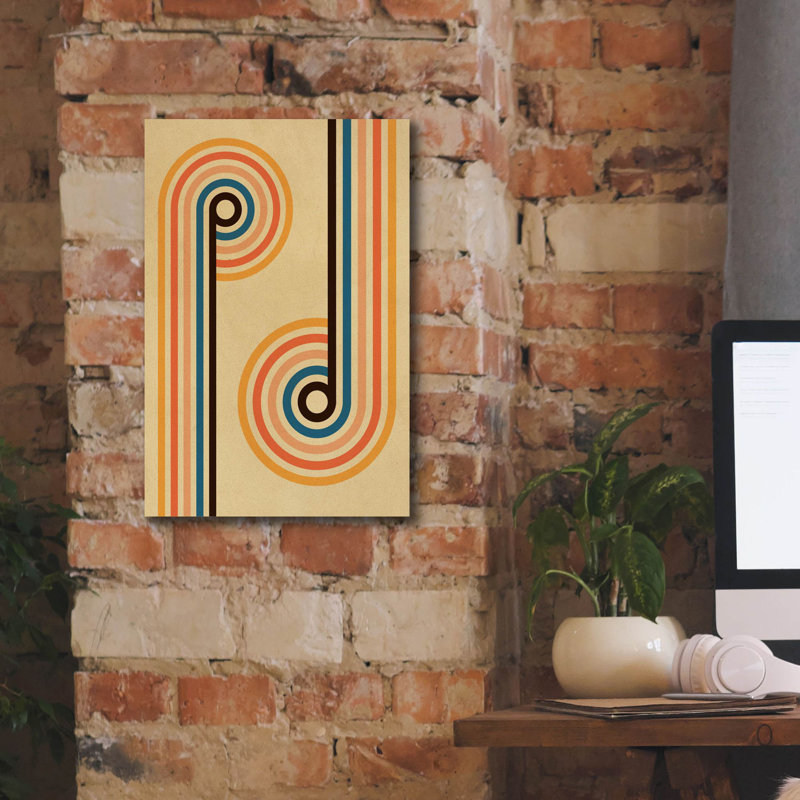 «Retro» par Gary Williams, art mural sur toile, H 18 po x l 12 po x P 0,75 po