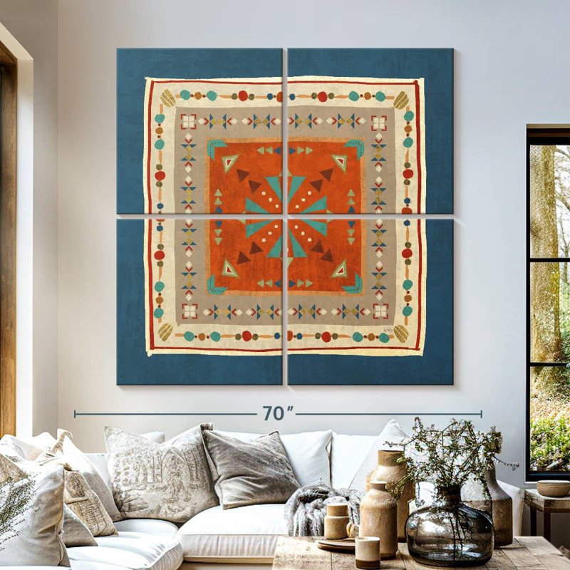 Lelar Southwest At Heart Tile V, H 57 po x l 57 po