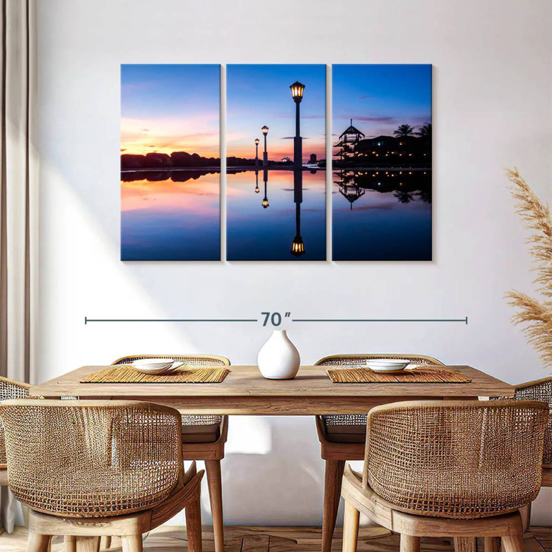 Gillard Curacao Urban Seascape, H 36 po x l 57 po