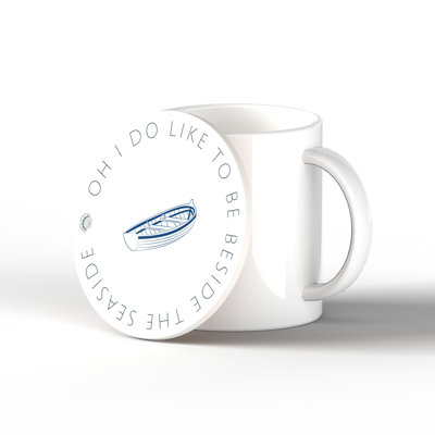 Ceramic Round 1 Piece Coaster