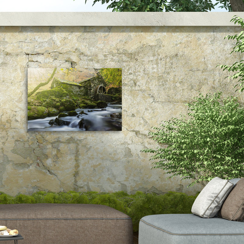 Kutub Uddin  Borrowdale Mill Lake District Lake District Outdoor  Canvas, H 12 po x l 19 po