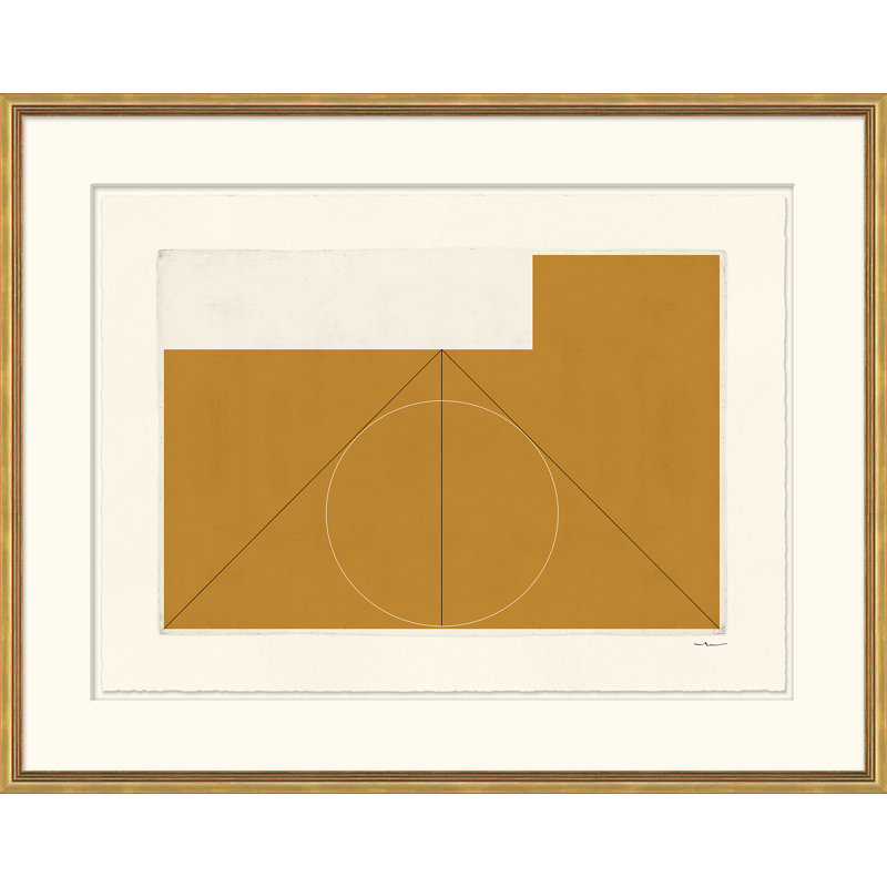 Euclid's Dream - Reproduction d'art graphique sur papier encadré, Blanc, H 22 po x l 28 po x P 1,13 po