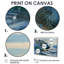 Ours polaire nageant dans la mer Arctique - ours, impression murale-764726470-764726492