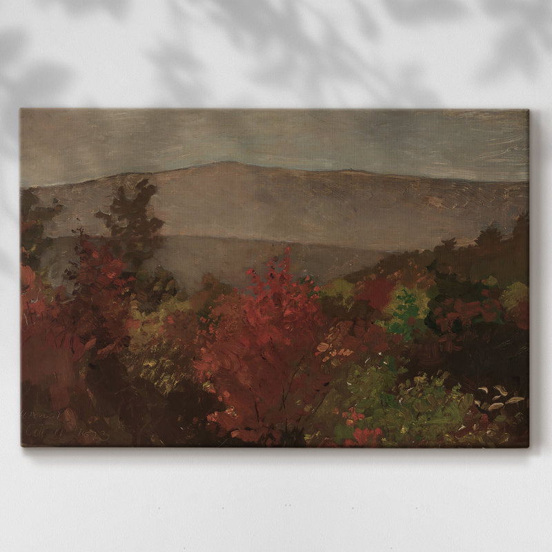 Paysages rétro-CCLxxvii -Galerie enveloppée Cavas, 32 x 48