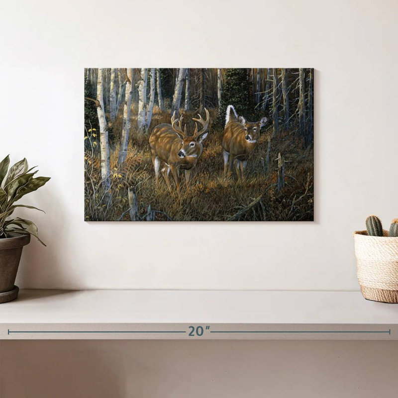 Brampt November Instinct - Deer, 8" H x 12" W