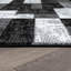 Tapis noir / gris à motif abstrait Abstract-1091241078