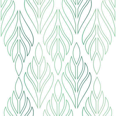 Deco Palm 10' L x 24" W Peel and Stick Wallpaper Roll