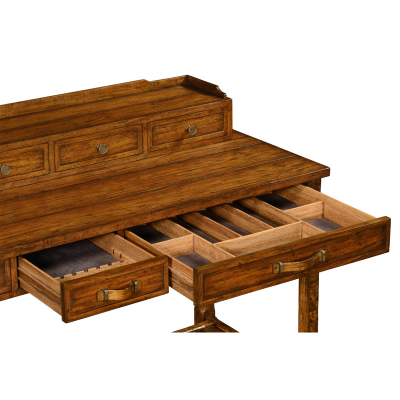 Casually Country 72'' W Solid Wood Buffet, Country Farmhouse Walnut