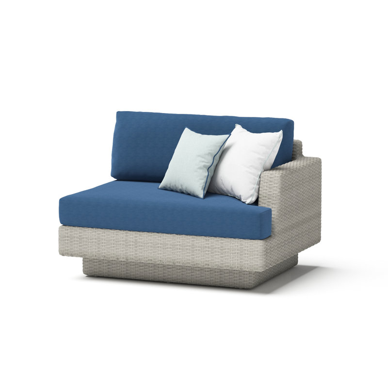 Portofino Comfort Outdoor 5 - Piece Conversation Set, Spectrum Indigo Sunbrella®