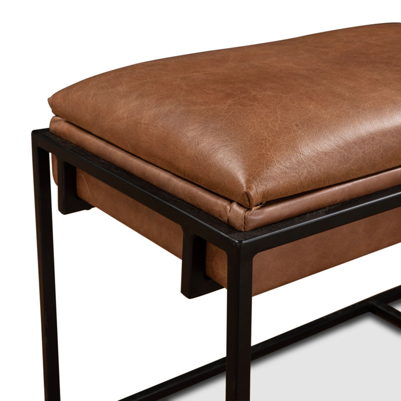 Melbourne Leather Dining Bench