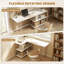 Foldable L-Shaped Writing Desk