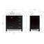 Ensemble de meuble-lavabo simple 37 po Cambridge-1905269143