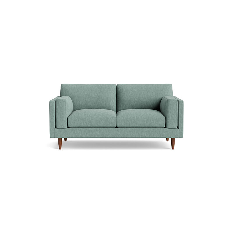 Skinny Fat Loveseat (70"), Performance Weave - Spa