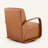 Modern Swivel Accent Chair with Bentwood Arms-43580868