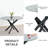 47in Modern Round Glass Pedestal Dining Set-1467483748-1467483749-1467483747