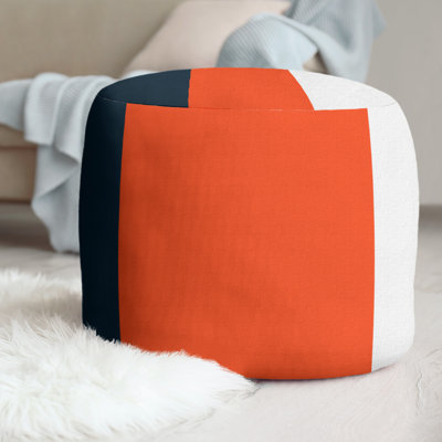 Repose-pieds carré rayé Tennessee Football 21 "