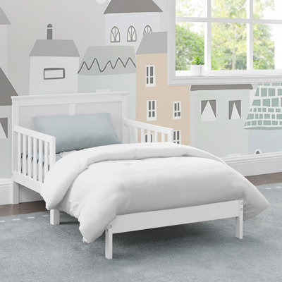 Delta Children Collins Wood Toddler Bed, Greenguard Gold Certified, Midnight Gray